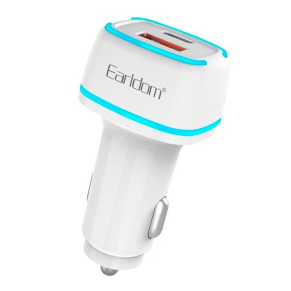 شارژر فندکی Earldom ES‑CC11 دو درگاه USB‑A