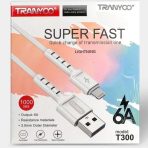 کابل تبدیل USB به Micro ترانیو مدل T100 – کابل شارژ میکرو سریع