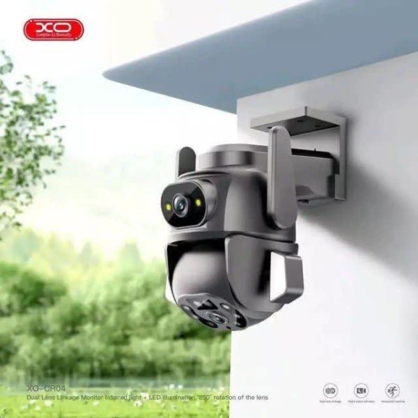دوربین نظارتی XO CR04  ضد آب 360درجه -دوتایی