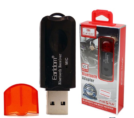 «دانگل بلوتوث EARLDOM V5.0 – اتصال بی‌سیم هدفون و اسپیکر با کیفیت بالا»